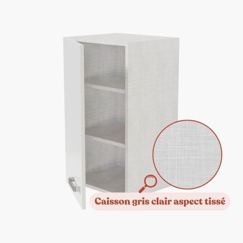 Meuble Haut De Cuisine - 40 Cm - Blanc