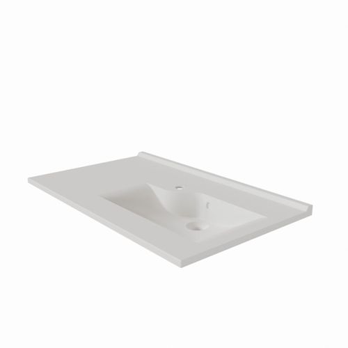 Plan Simple Vasque Déportée à Droite Resiloge - 90 Cm