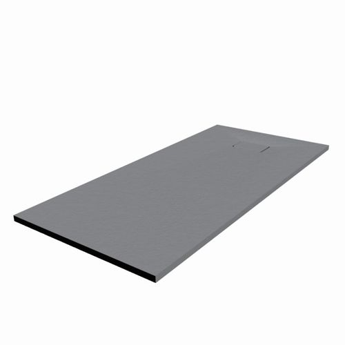 Receveur De Douche 170x80 Cm Extra Plat - Saphir- Gris Ciment