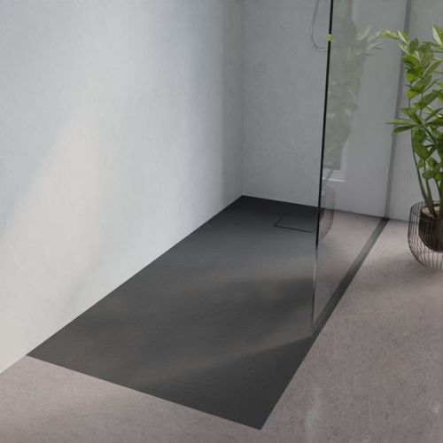 Receveur De Douche 170x80 Cm Extra Plat - Saphir- Gris Anthracite