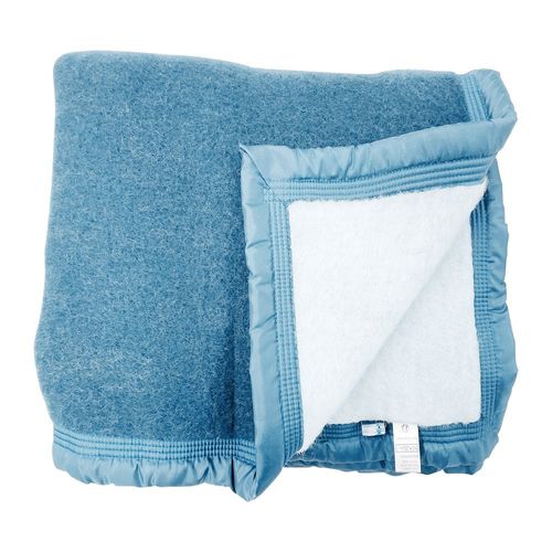 Couverture 100% Pure Laine Naturelle – Chaude, Douce Et Respirante - Idéale Pour L'hiver,