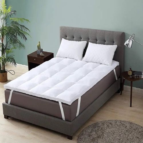 Surmatelas Moelleux 5 Cm – Confort Supérieur Avec Enveloppe Percale De Coton Douce, Respirante Et