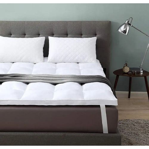 Surmatelas Moelleux 5 Cm – Confort Supérieur Avec Enveloppe Percale De Coton Douce, Respirante Et