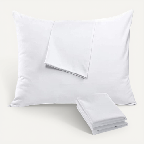 Sous-taie Protège Oreiller 50x70 Imperméable Anti Acariens Respira