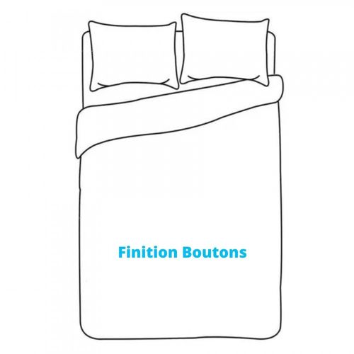Housse De Couette Hope Avec Deux Taies D'oreillers Pur Coton