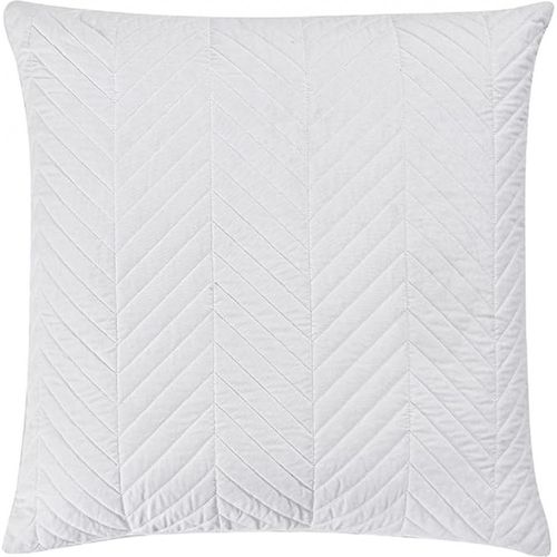 Couvre Lit Géométrique Uni Blanc 220x240 Cm