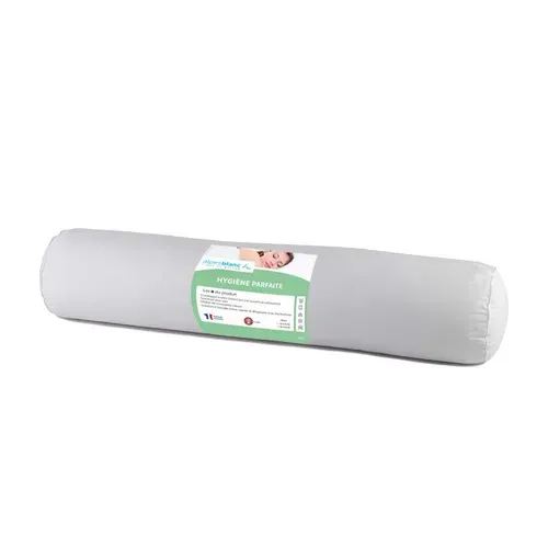 Traversin 140 Cm - Anti-acariens Et Anti-bactériens - Confort Moelleux - Enveloppe 100% Coton -