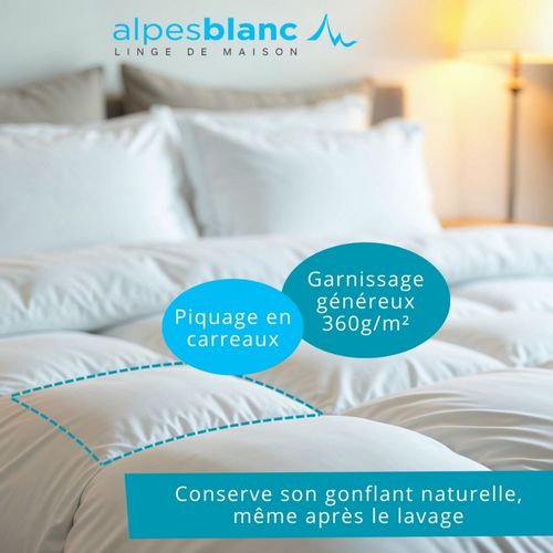 Couette Naturelle En Plumes 30% Duvet 140x200 - Fabrication Française