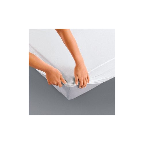 Protège-matelas Molleton 200g 2x70x190 Cm Spécial Lit Articulé Tête Et Pieds Relevables