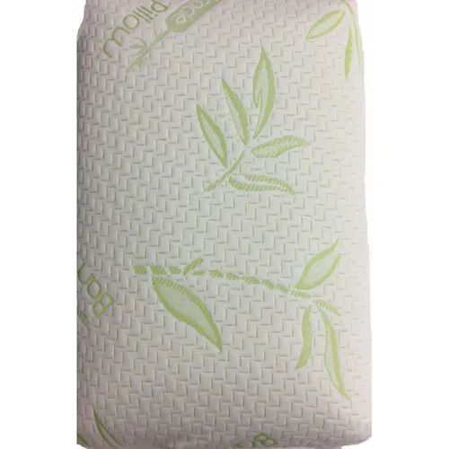 Oreiller Mémoire De Forme Visco 40x60 Cm – Forme Rectangulaire Ergonomique – Enveloppe En Bambou