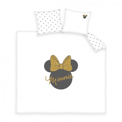Housse De Couette Minnie Shiny 220x240 Cm 100% Coton 57 Fils