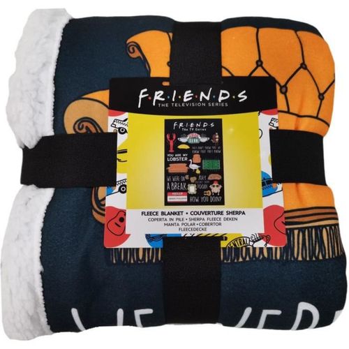 Plaid Sherpa 100 X 150 Cm Noir, Face Polaire Douce Et Verso Sherpa