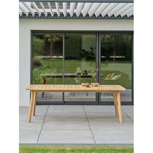 Table De Jardin 8 Places - Acacia - Marron - Liso