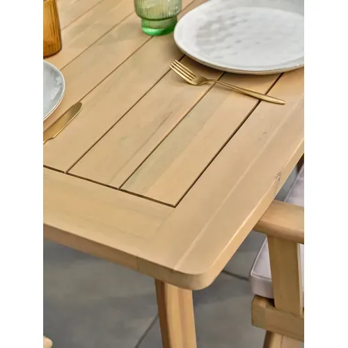 Table De Jardin 8 Places - Acacia - Marron - Liso