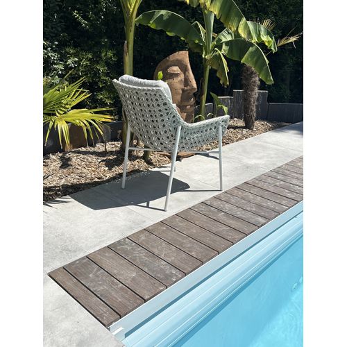 Fauteuil De Jardin - Blanc - Blanc - Elba