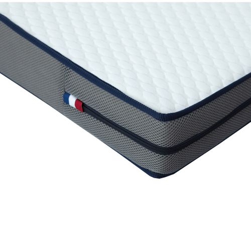 Matelas Bébé Etapes évolutif - Stature Enfant - Dehoussable 70 X 140 Cm Blanc