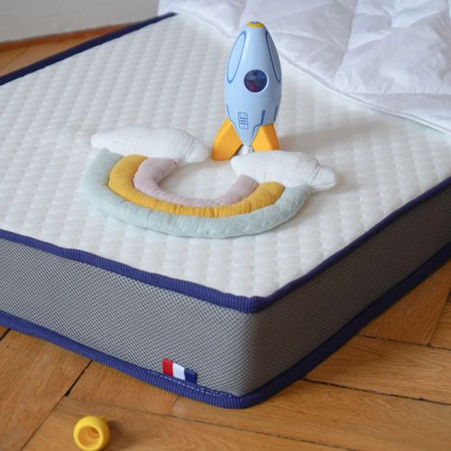Matelas Bébé Etapes évolutif - Stature Enfant - Dehoussable 70 X 140 Cm Blanc