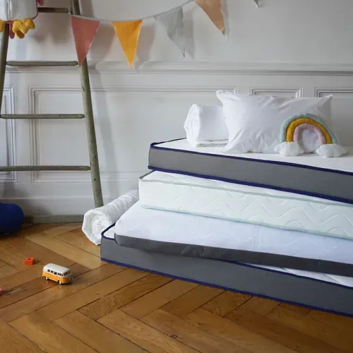 Matelas Bébé Dodozen - Face été X Face Hiver 60 X 120 Cm Blanc