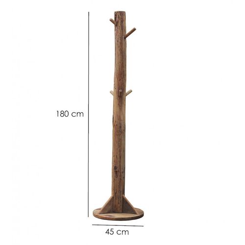 Porte Manteau 180 Cm En Bois Massif De Pin Recyclé - Chalet