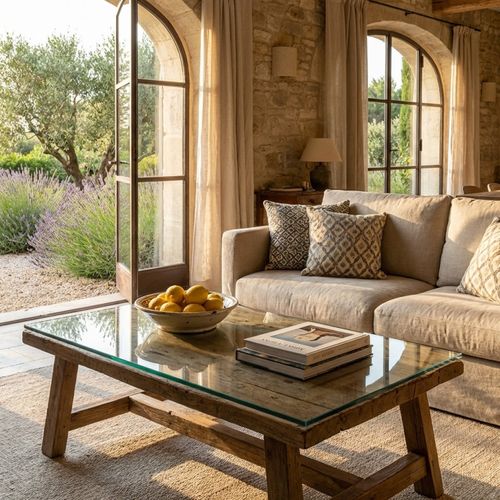 Plateau Rectangulaire 120x60 En Verre Trempé Transparent