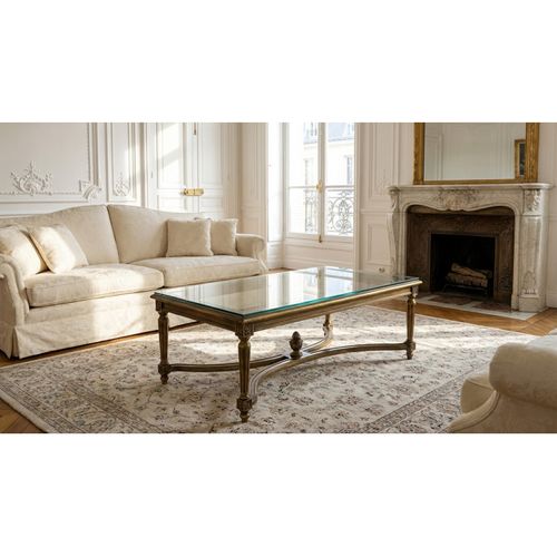 Plateau Rectangulaire 120x60 En Verre Trempé Transparent