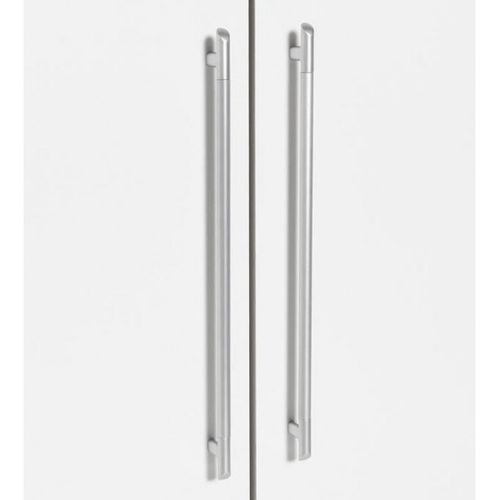 Armoire Dressing 207 Cm 4 Portes Blanc Décor Chêne Clair - Faro