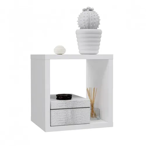 Etagère Cube 1 Casier Blanc Mat - Classico