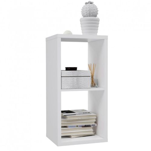 Etagère Cube 2 Casiers Blanc Mat - Classico