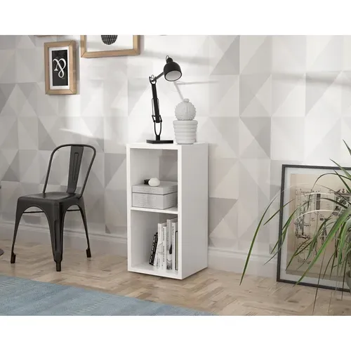 Etagère Cube 2 Casiers Blanc Mat - Classico