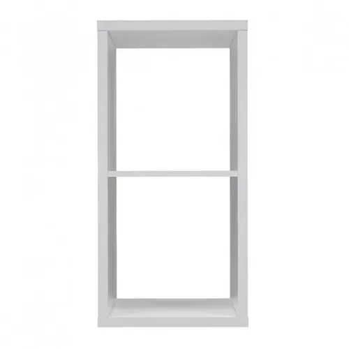 Etagère Cube 2 Casiers Blanc Mat - Classico