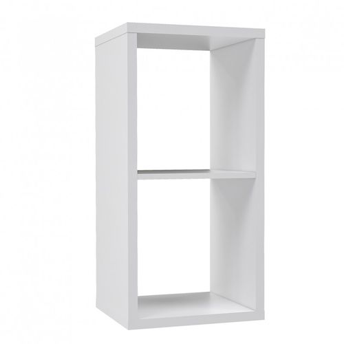 Etagère Cube 2 Casiers Blanc Mat - Classico