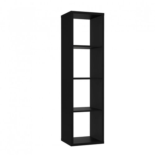 Etagère Colonne 4 Casiers Noir Mat - Classico