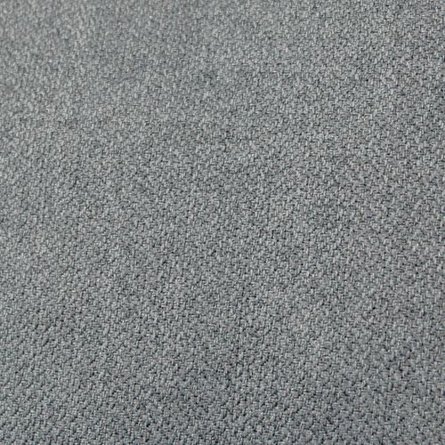 Banquette Lit BZ 140x190 Cm En Tissu Gris Et Matelas 12 Cm - Cyriac