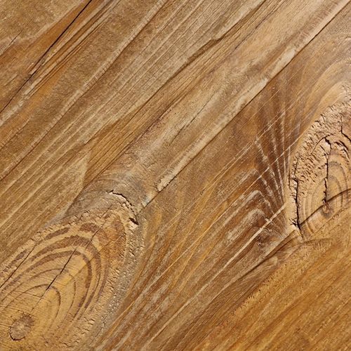 Porte-revues En Bois Recyclé Et Pieds Filaires En Métal Noir - Chalet