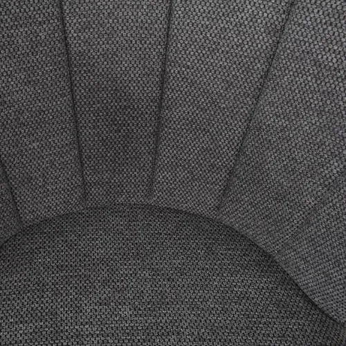 Lot 2 Chaises Repas En Tissu Gris Anthracite Et Pieds Métal – Montreal