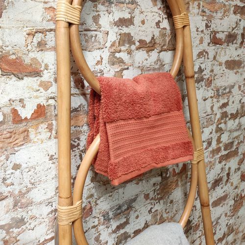 Portant échelle Serviettes Et Plaids En Rotin Naturel 170 Cm - Hazel