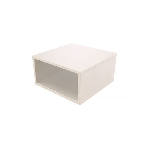 Cube De Rangement Bois 50x50 Cm, Blanc
