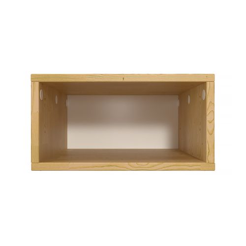 Cube De Rangement Bois 50x50 Cm, Miel
