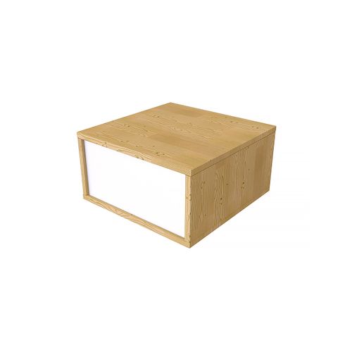 Cube De Rangement Bois 50x50 Cm, Miel