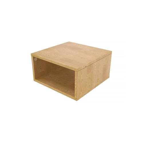 Cube De Rangement Bois 50x50 Cm, Miel