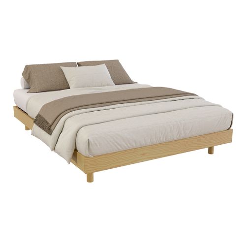 Sommier à Lattes 2 Places Bois Kit France - 160x200