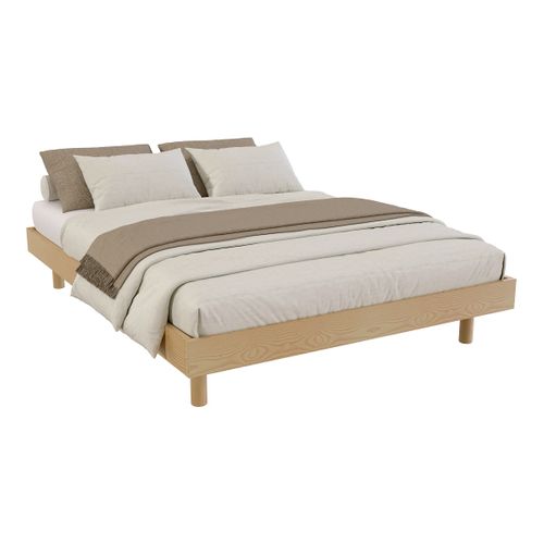 Sommier 160x200 Kit Noé En Bois Massif, Miel