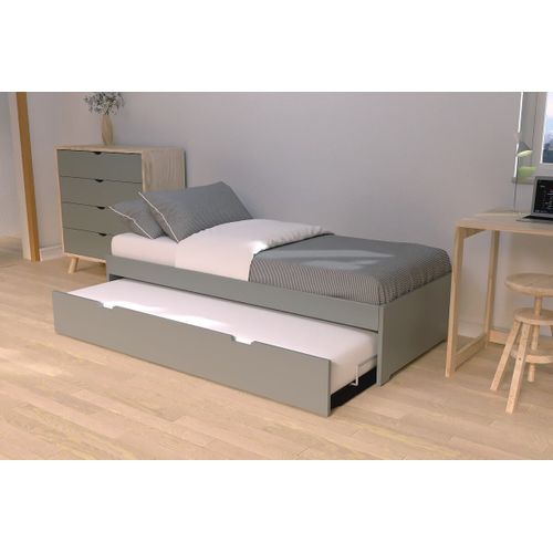 Lit Gigogne 80x190 Malo Pin Massif