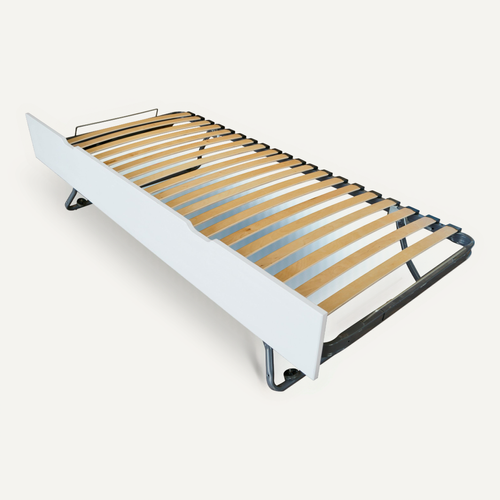 Lit Tiroir 80x190 En Pin Massif, Blanc