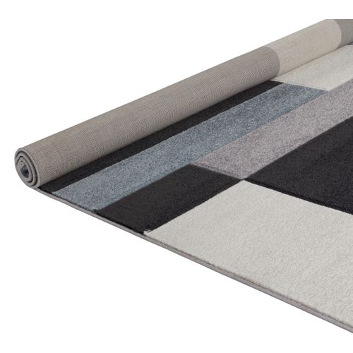 Tapis 120x170 cm SEATTLE Bleu/gris