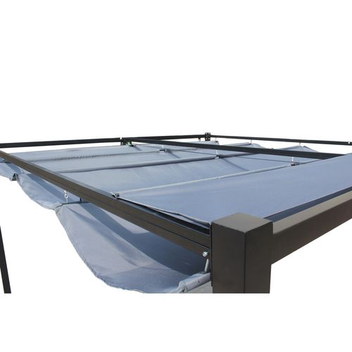 Tusa - Tonnelle Autoportante Grise 3x3 M