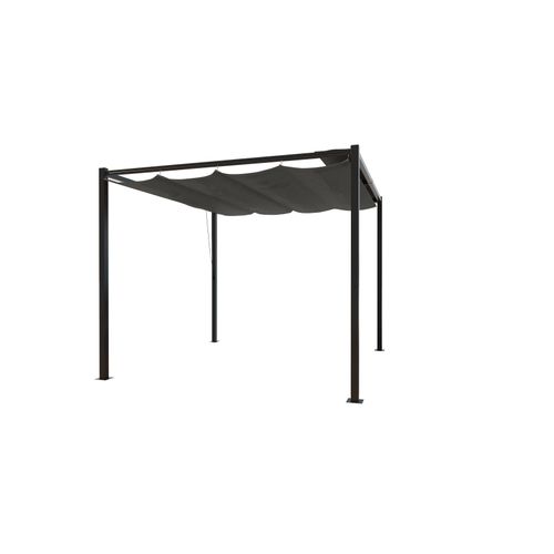 Tusa - Tonnelle Autoportante Grise 3x3 M