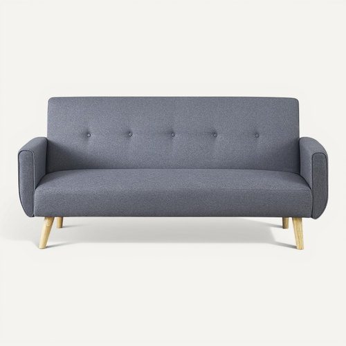 Canapé Scandinave Convertible 3 Places Gris - Berlin