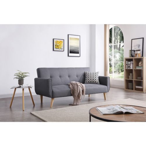 Canapé Scandinave Convertible 3 Places Gris - Berlin