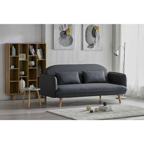 Sotchi Gris - Canapé Convertible Scandinave - 3 Places